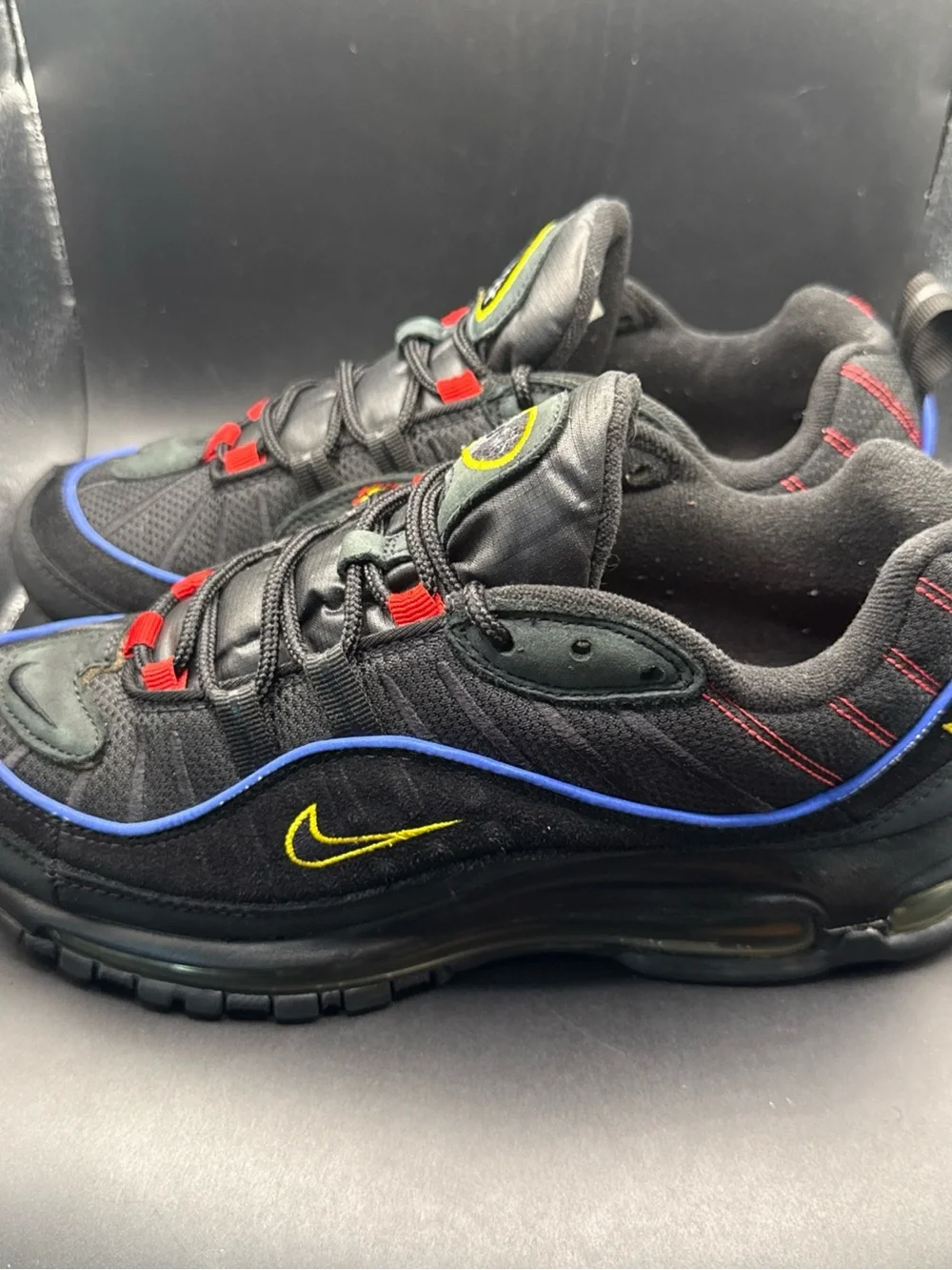 Size 7.5 - Nike Air Max 98 98 Graphics, CD1537-001, Clean, No Box, Good Cond